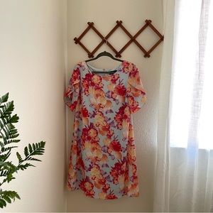 Ronni Nicole Flutter Sleeve Dress